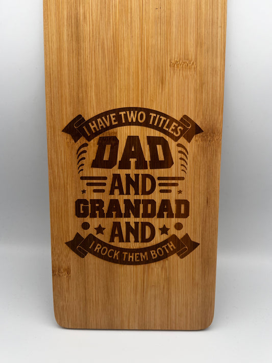 Personalised Bamboo Serving Board