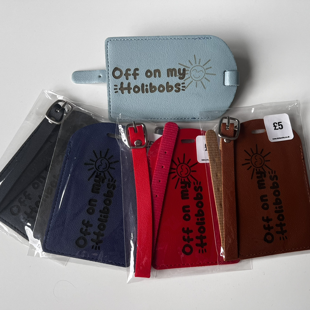 Personalised Faux-Leather Holiday Luggage Tags